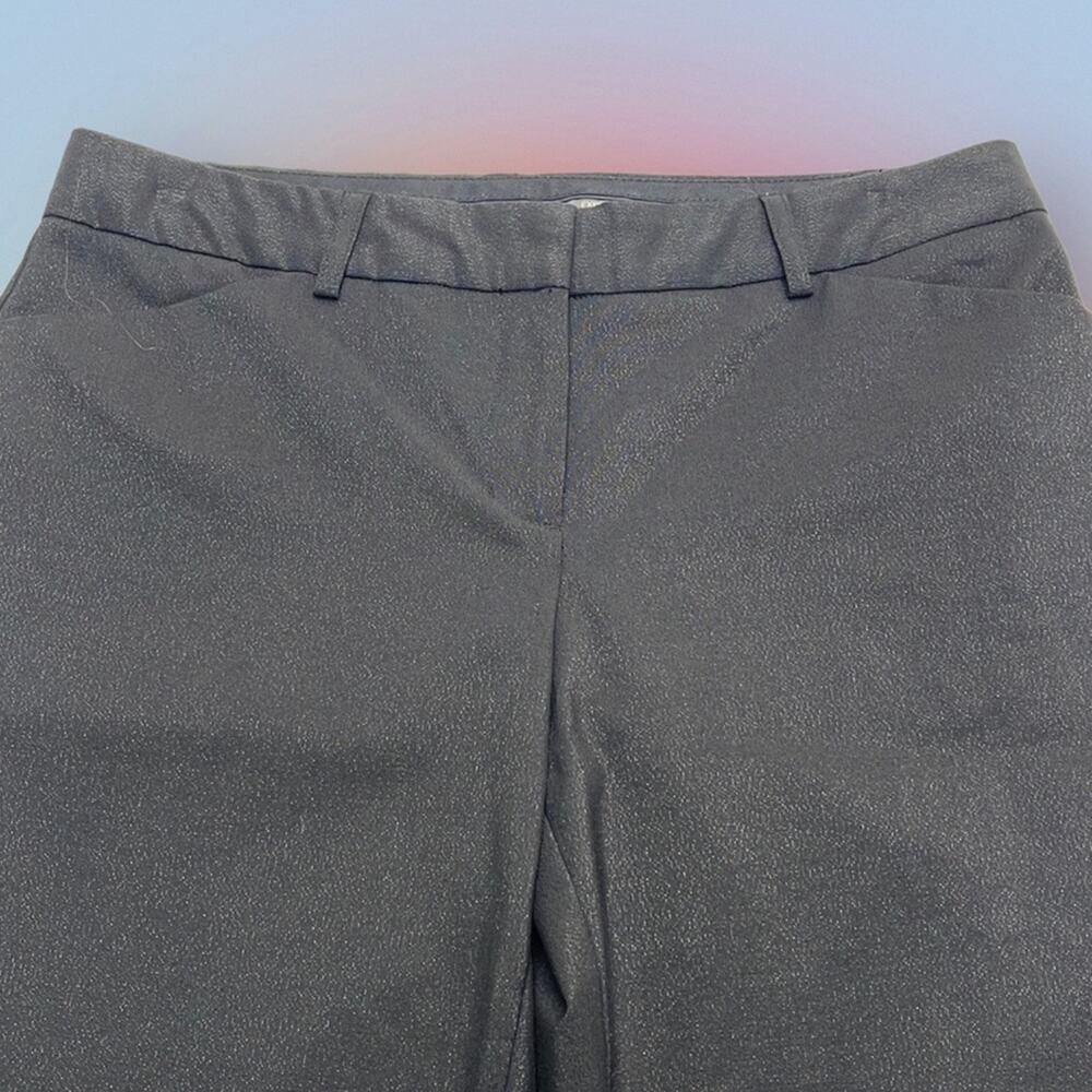 EXPRESS Women’s 8 Black Silver Sparkle EDITOR Pant